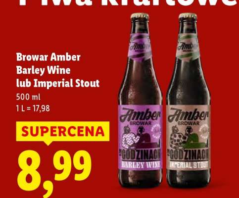 Browar Amber Barley Wine lub Imperial Stout