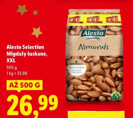 Alesto Selection Migdaly łuskane, XXL