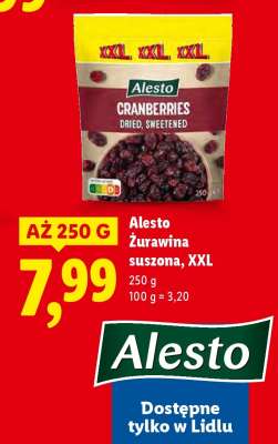ALESTO Żurawina suszona, XXL