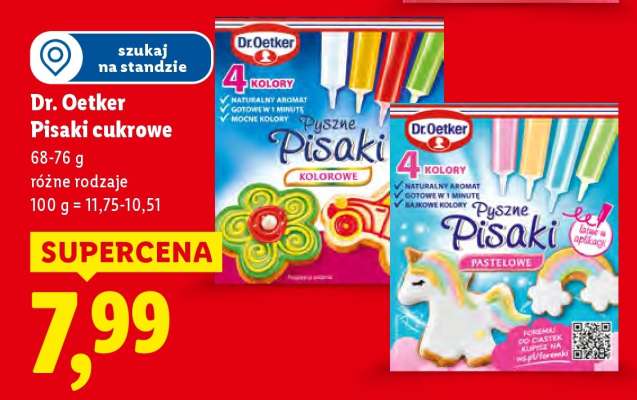 Dr. Oetker Pisaki cukrowe