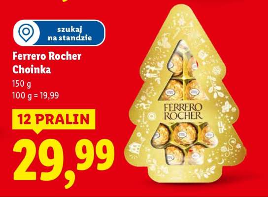 Ferrero Rocher choinka