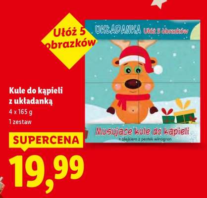 Kule do kąpieli, z układanką