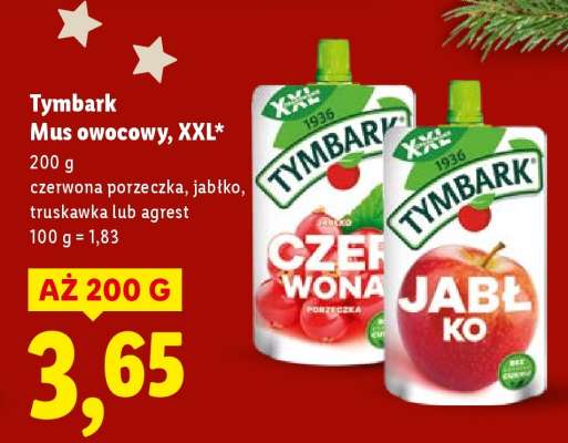 TYMBARK Mus owocowy XXL