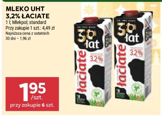 Mleko UHT 3,2% Łaciate