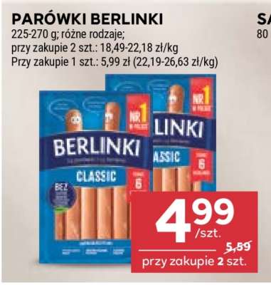 Parówki BERLINKI