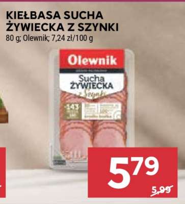 Kiełbasa sucha żywiecka z szynki