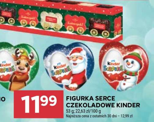 FIGURKA SERCE CZEKOLADOWE KINDER