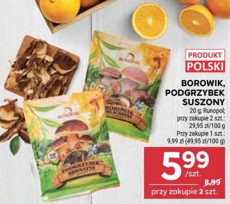 BOROWIK, PODGRZYBEK SUSZONY