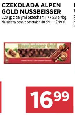 Czekolada Alpen Gold Nussbeisser