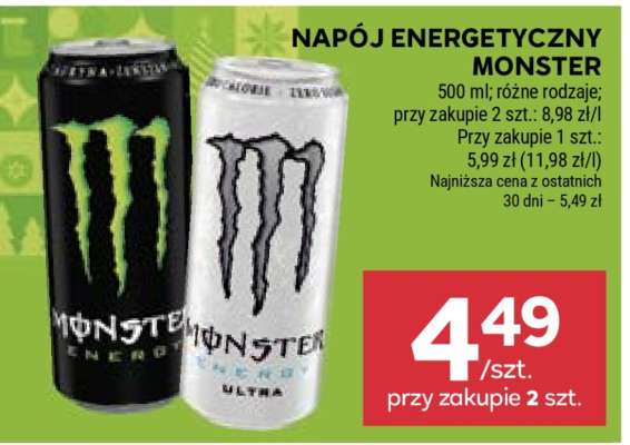 Napój energetyczny Monster