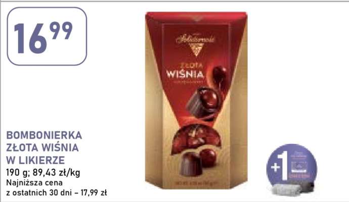 Bombonierka Złota Wiśnia w Likierze
