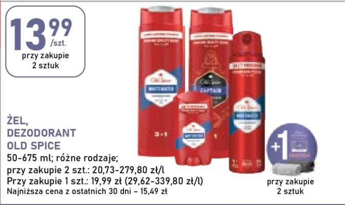 Żel, dezodorant Old Spice