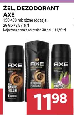 Żel, dezodorant Axe