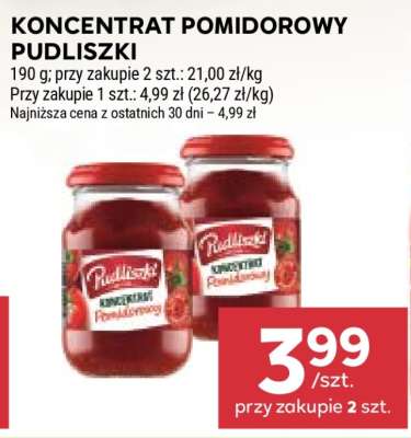 Koncentrat pomidorowy Pudliszki