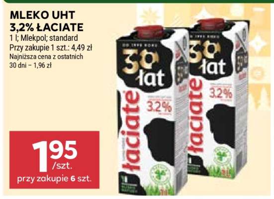 Mleko UHT 3,2% Łaciate