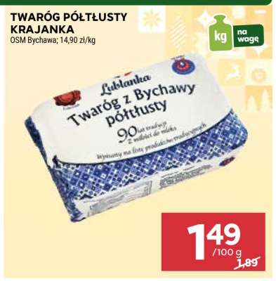 Twaróg półtłusty – krajanka