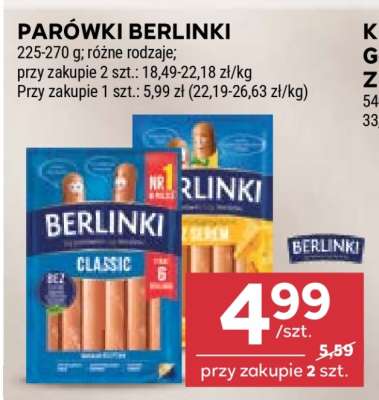 Parówki BERLINKI