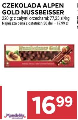 Czekolada Alpen Gold Nussbeisser