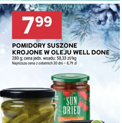 Pomidory suszone krojone w oleju Well Done