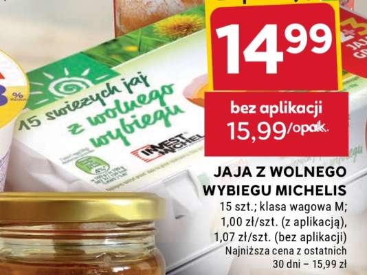 Jaja z wolnego wybiegu Michelis