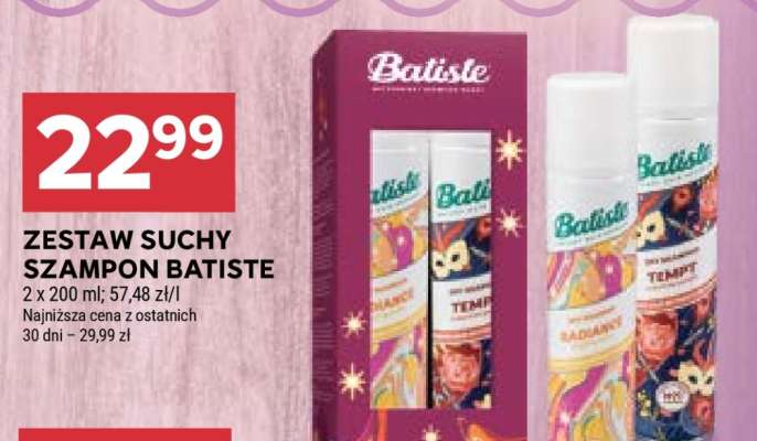 Zestaw Suchy Szampon Batiste