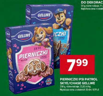 Pierniczki Psi Patrol Skye/Chase Gellwe