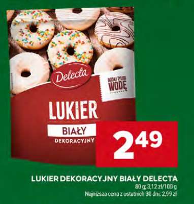 LUKIER DEKORACYJNY BIAŁY DELECTA