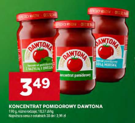 Koncentrat pomidorowy Dawtona