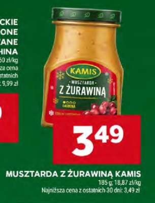 Musztarda z żurawiną Kamis