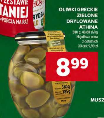 Oliwki Greckie Zielone Drylowane Athina