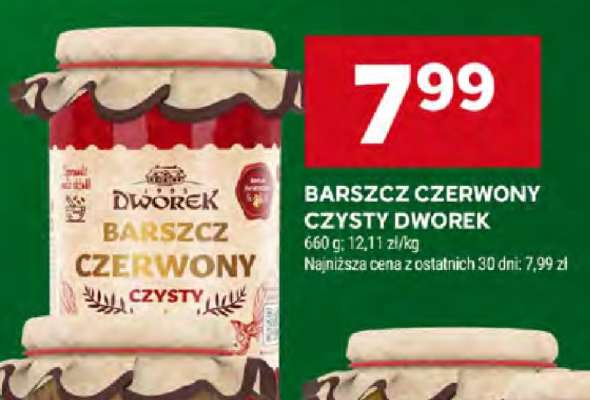 Barszcz Czerwony Czysty Dworek