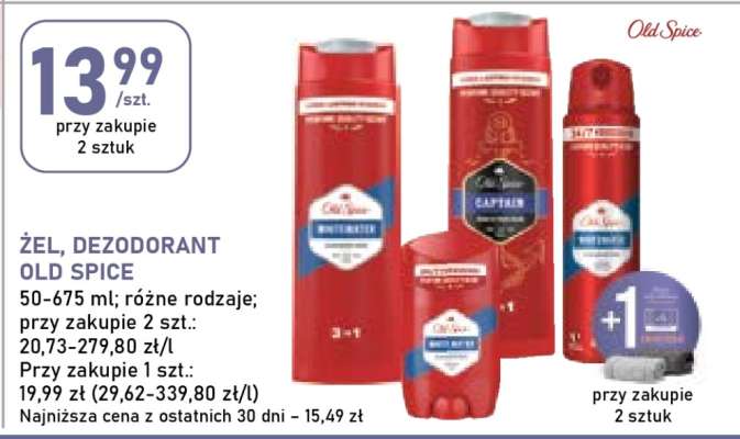 Żel, dezodorant Old Spice