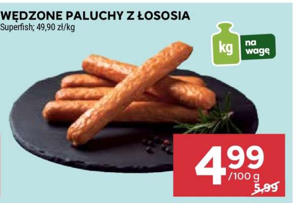 Wędzone paluchy z łososia
