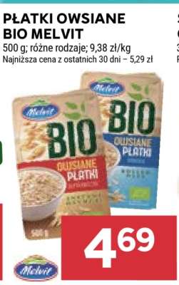Płatki owsiane BIO Melvit*