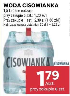 Woda Cisowianka