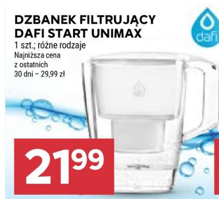 Dzbanek filtrujący Dafi Start Unimax