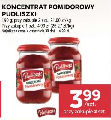 Koncentrat pomidorowy Pudliszki