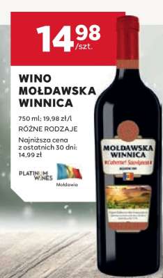 Wino Mołdawska Winnica