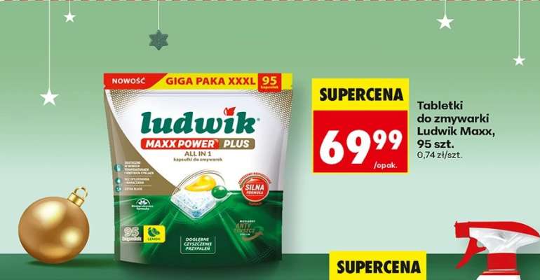Tabletki do zmywarki Ludwik Maxx, 95 szt.