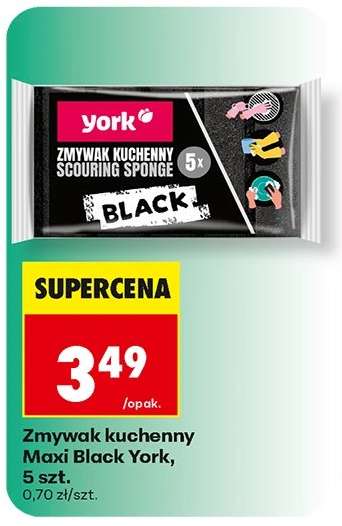 Zmywak kuchenny Maxi Black York, 5 szt.