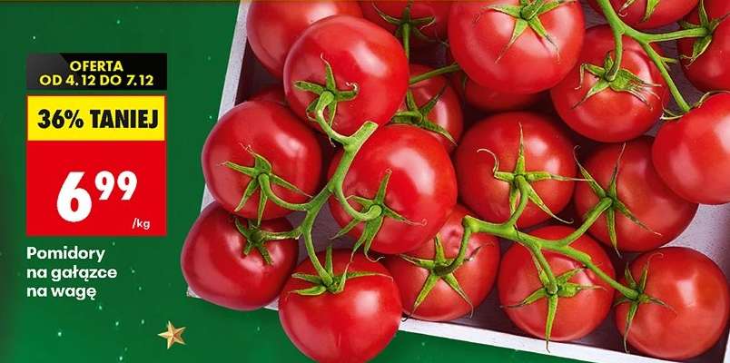 POMIDORY NA GAŁĄZCE NA WAGĘ