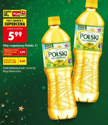 Olej rzepakowy Polski, 1l