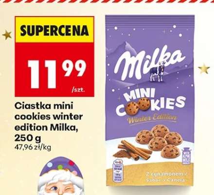 Ciastka mini cookies winter edition Milka 250 g