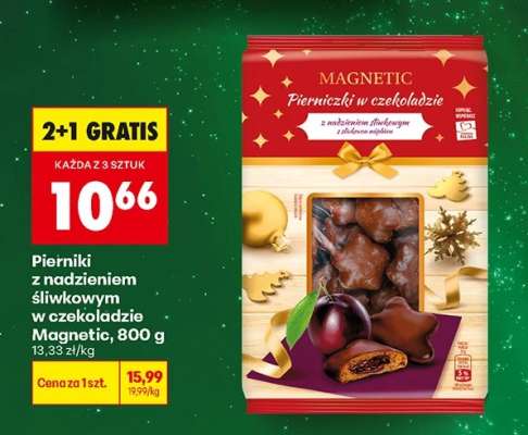 Pierniki z nadzieniem śliwkowym w czekoladzie Magnetic, 800 g