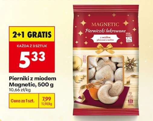 Pierniki z miodem Magnetic, 500 g