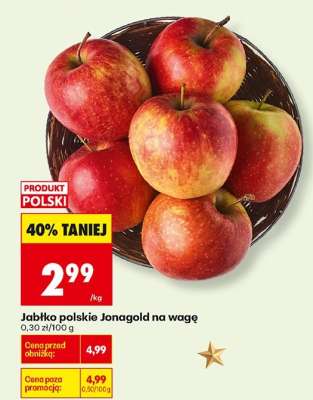 Jabłko polskie Jonagold na wagę