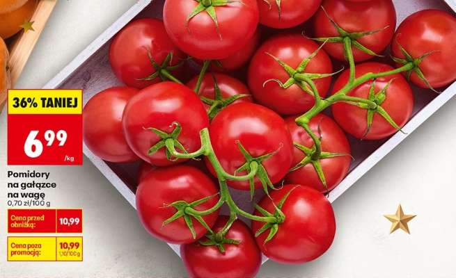 POMIDORY NA GAŁĄZCE NA WAGĘ