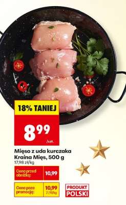 Mięso z uda kurczaka Kraina Mięs 500 g