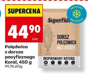 Polędwica z dorsza pacyficznego Koral, 450 g