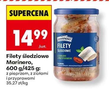 Filety śledziowe Marinero, 600 g/425 g